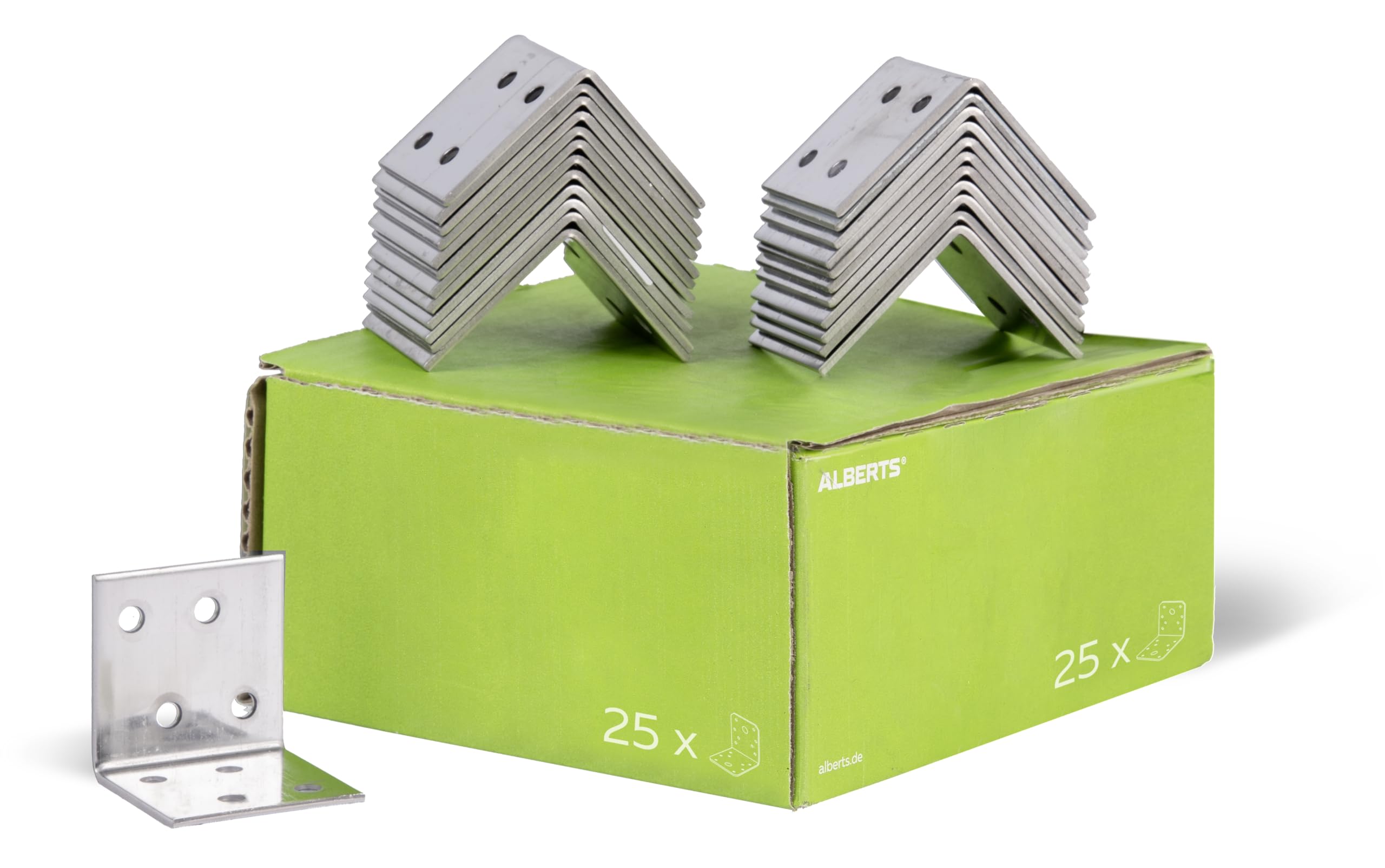 Angle Connector 40 x 40 x 40 mm / 25 STK. Material: Edelstahl