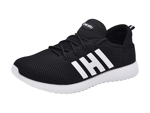calcetto black sports shoes