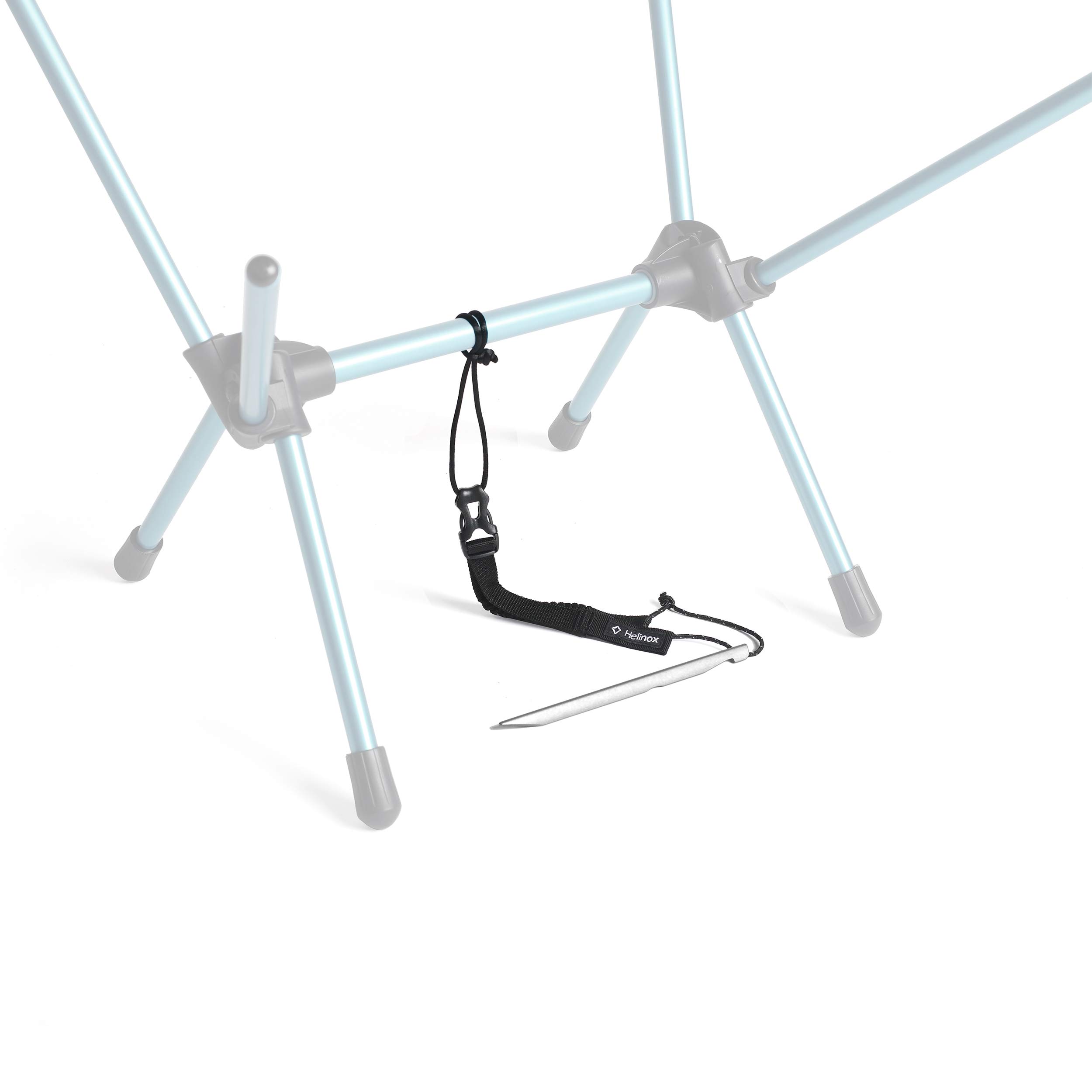 Helinox Chair Anchor | Securely anchors your cot, chair or table to keep it from blowing away on windy days (Black)