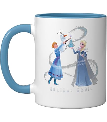 Amazon.com | Disney Walt Disney World 50th Anniversary Ceramic Mug,  Blue/White: Coffee Cups & Mugs