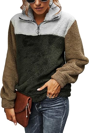 fuzzy womens pullover