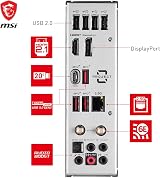 MSI B760M Project Zero Back-connect Micro-ATX Motherboard Intel 14th 13th 12th view 6