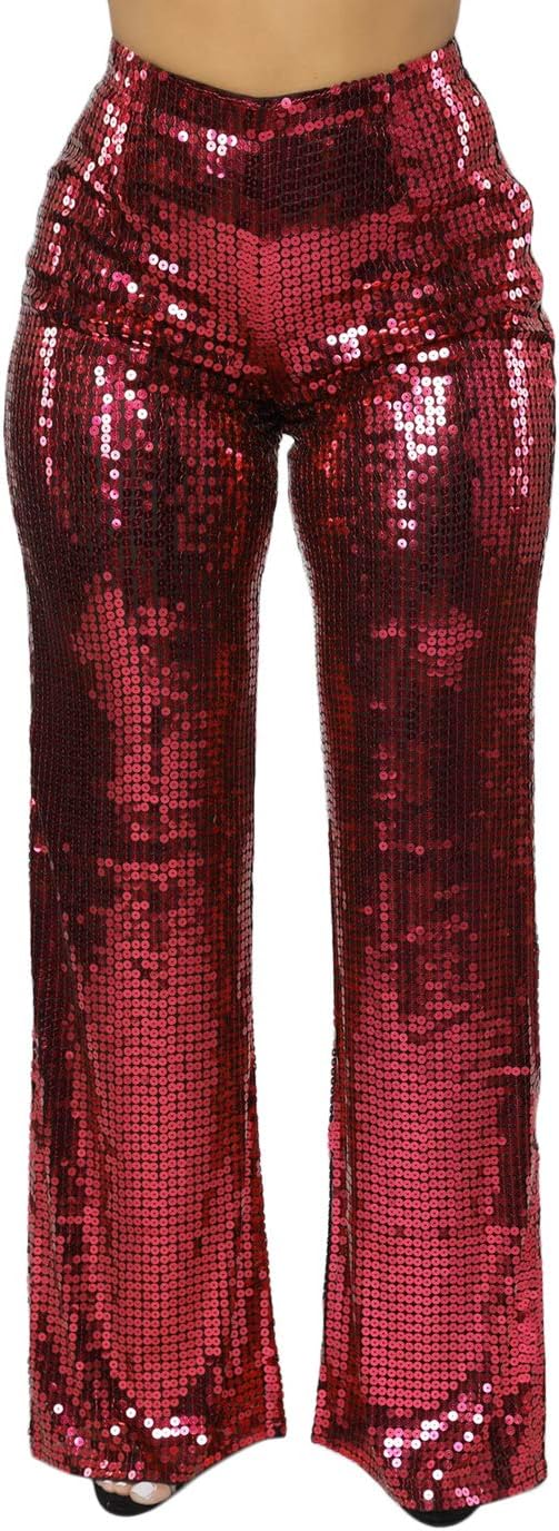 Ohvera Women's All Occasions Paper Bag Waist Pants Trousers with Tie Pockets