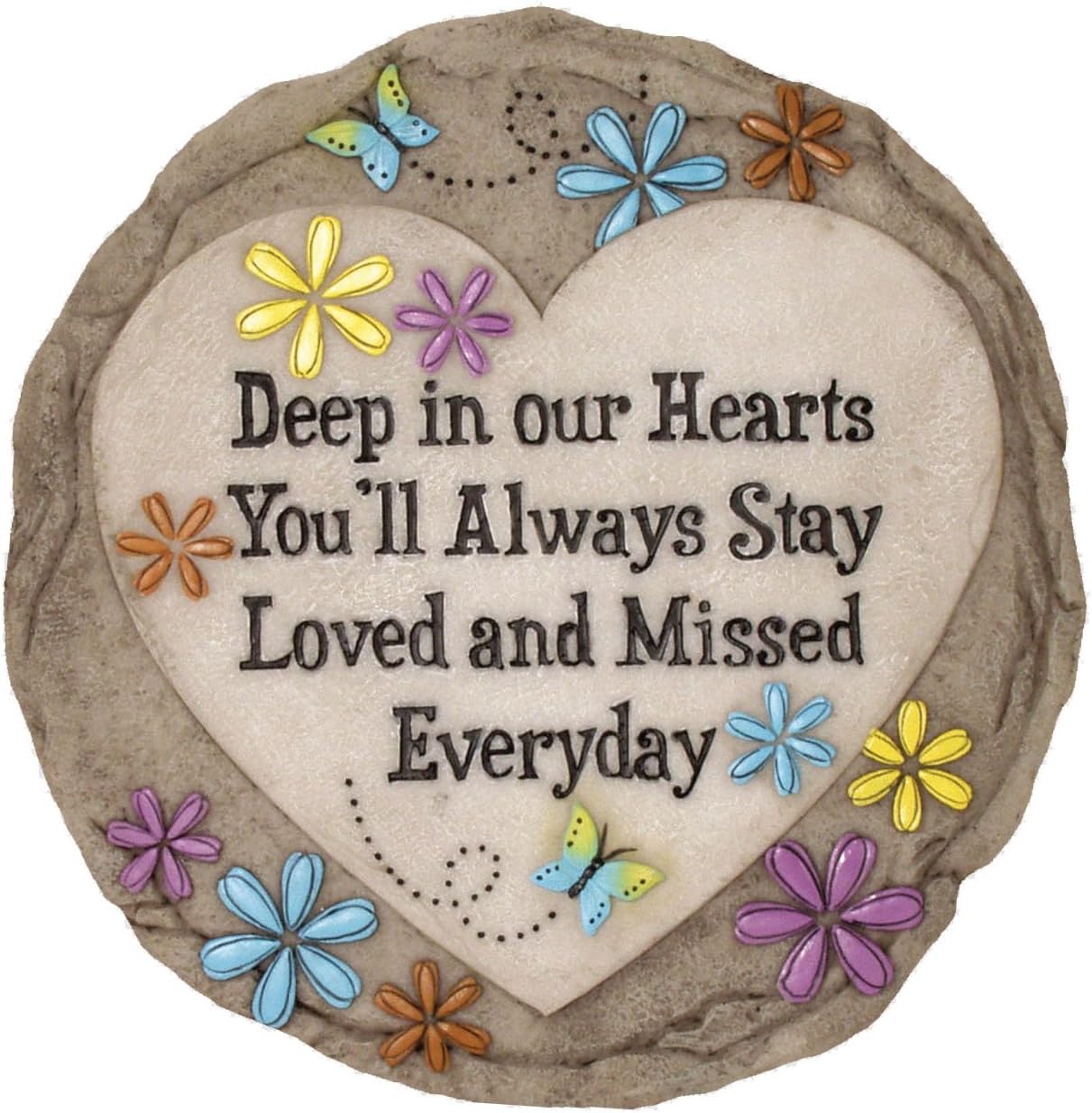 Hardscaping Materials - Spoontiques - Garden Décor - If Love Could Have Saved You Stepping Stone - Decorative Stone for Garden