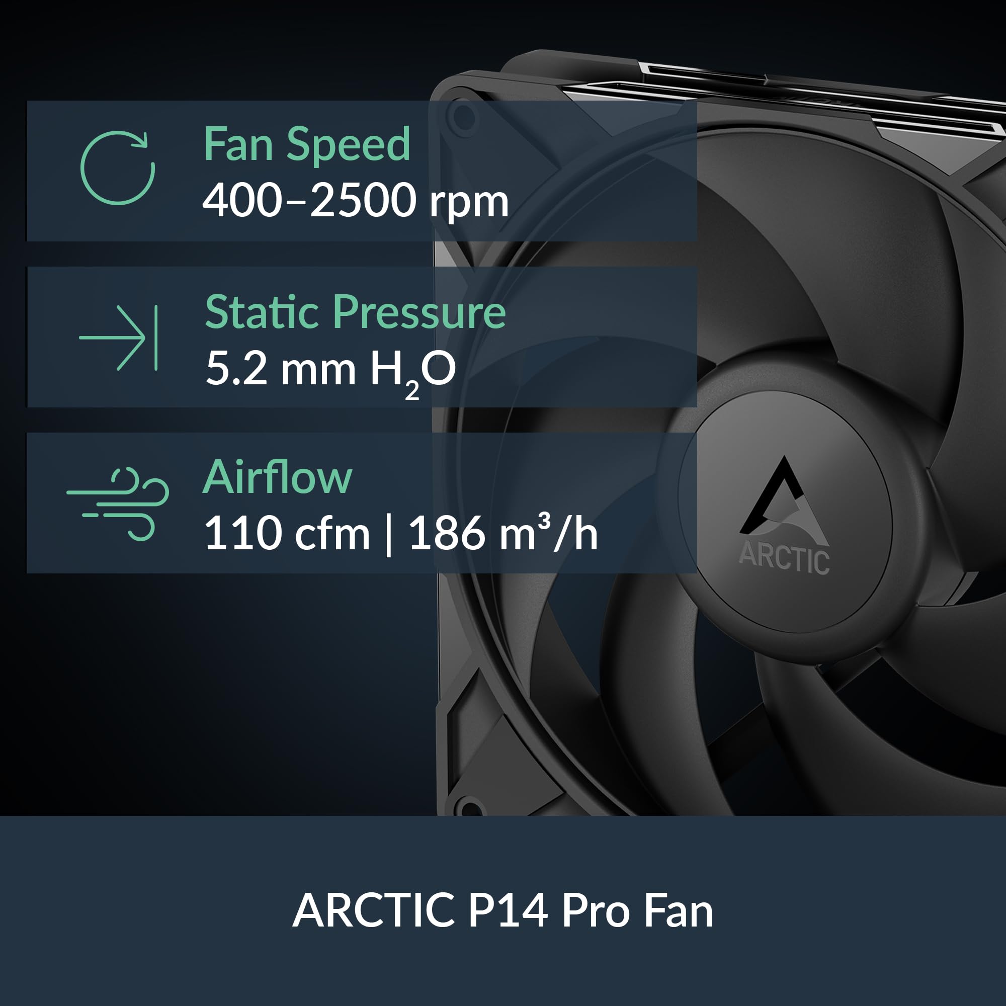 ARCTIC Liquid Freezer III Pro 280 - AIO CPU Cooler, 2 x 140 mm Water Cooling, 38 mm Radiator, PWM Pump, VRM Fan, AMD AM5/AM4, Intel LGA1851/1770 Contact Frame - Black