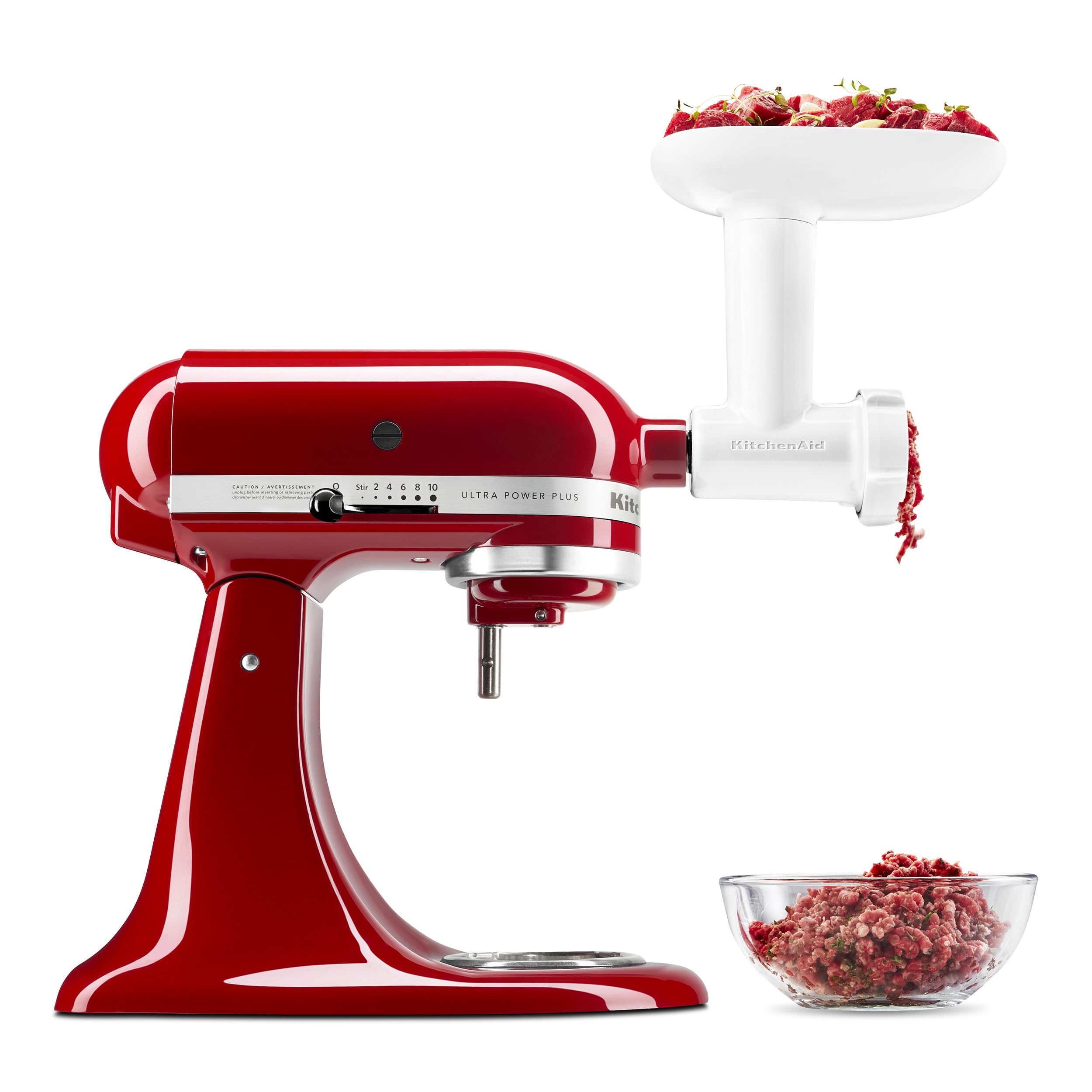 KitchenAid® Food Grinder + Fresh Prep Slicer/Shredder Attachment Bundle
