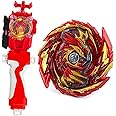 SUPERBLADE Blade Toy Set Battling Game Toys Sparking Launcher Grip Bey Battling Top Burst B-155 Booster Master Diabolos.Gn Left and Right Launcher Play Blades Gaming Toy Set Gifts for Boys Age 4-8-12+
