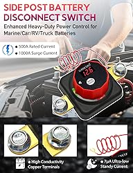 500A Smart Battery Disconnect Switch 12V with