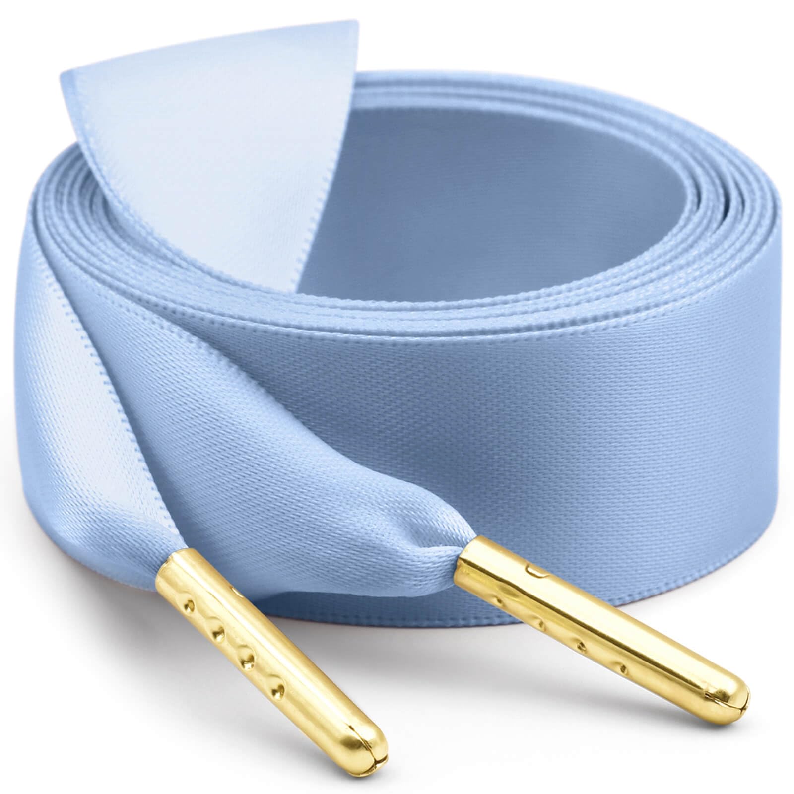 WEGOODZF Ribbon Satin Sneakers Shoelaces: 2 Pair