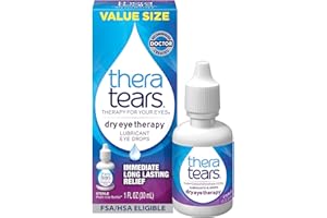 TheraTears Dry Eye Therapy Eye Drops for Dry Eyes, 1.0 Fl Oz