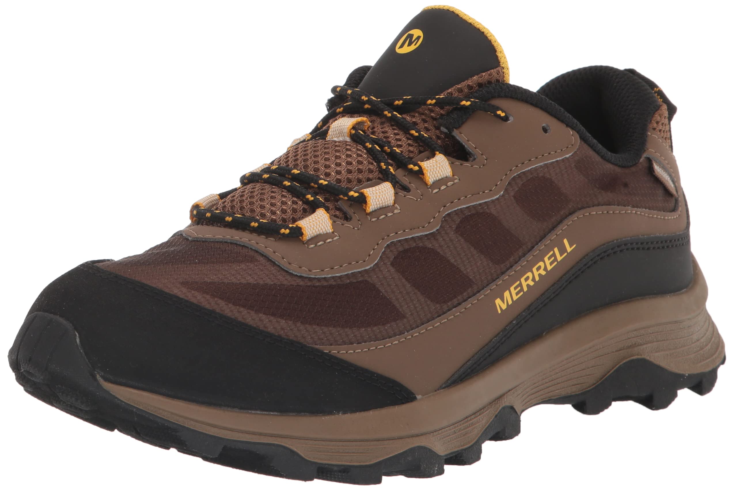 Merrell Moab Speed Low WTRPF Hiking Sneaker, Walnut, 10.5 US Unisex Big Kid