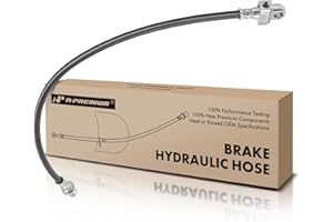 A-Premium Rear Center Brake Hydraulic Hose Compatible with Select Chevy and GMC Models - Silverado 1500/2500/3500/1500 HD/250