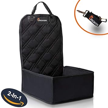 Prokion Universal Hunde Autositz 2in1 Autositzbezug Vordersitz– EXTRA GROß 68CM,WASCHBAR & METALLVERSCHLÜSSE - GRATIS Hundegu