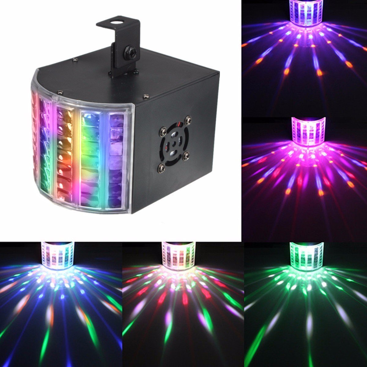 Etapa luces KINGSO W DMX RGB DJ Etapa de luz LED Mini
