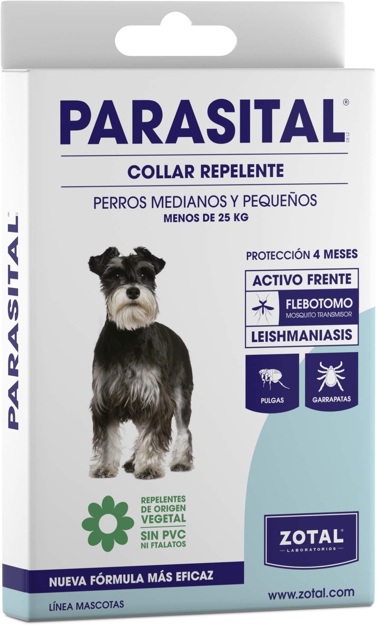 DEWORMERS COLLAR 58 cm. Fleas Ticks anti mosquito sandfly Leishmaniasis DOG REPELLENT 100% NATURAL MEDIUM, FULL PROTECTION 3 Months Guaranteed