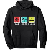 Eat Sleep Code Computer Science Programming design Pullover Hoodie