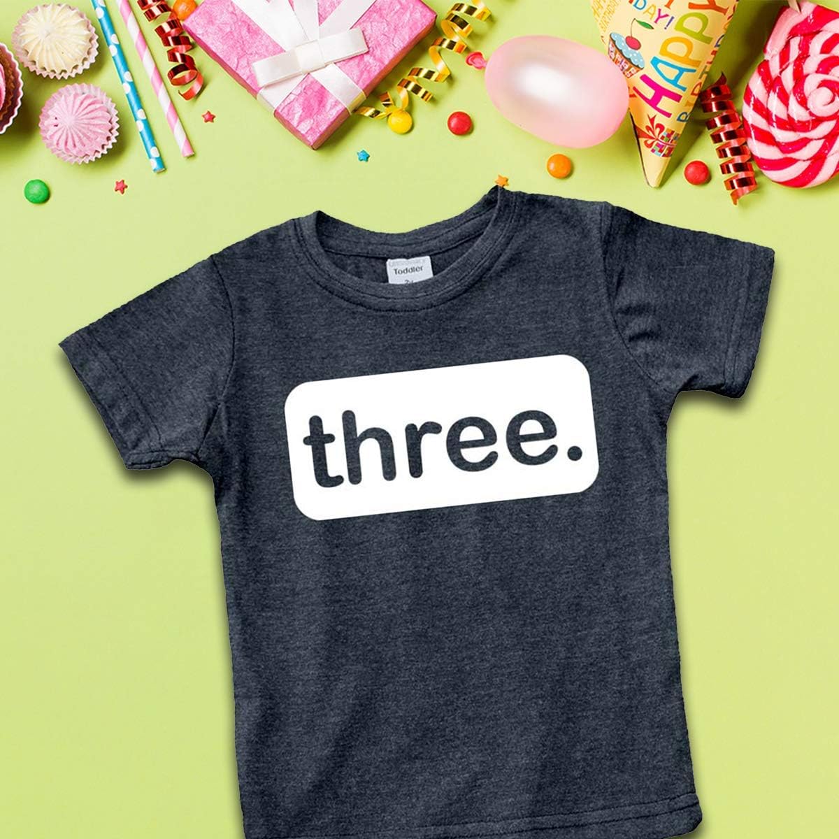 3rd Birthday Shirt boy Third Outfit 3 Year Old Toddler Gift Baby Tshirt Party Shirts: Clothing