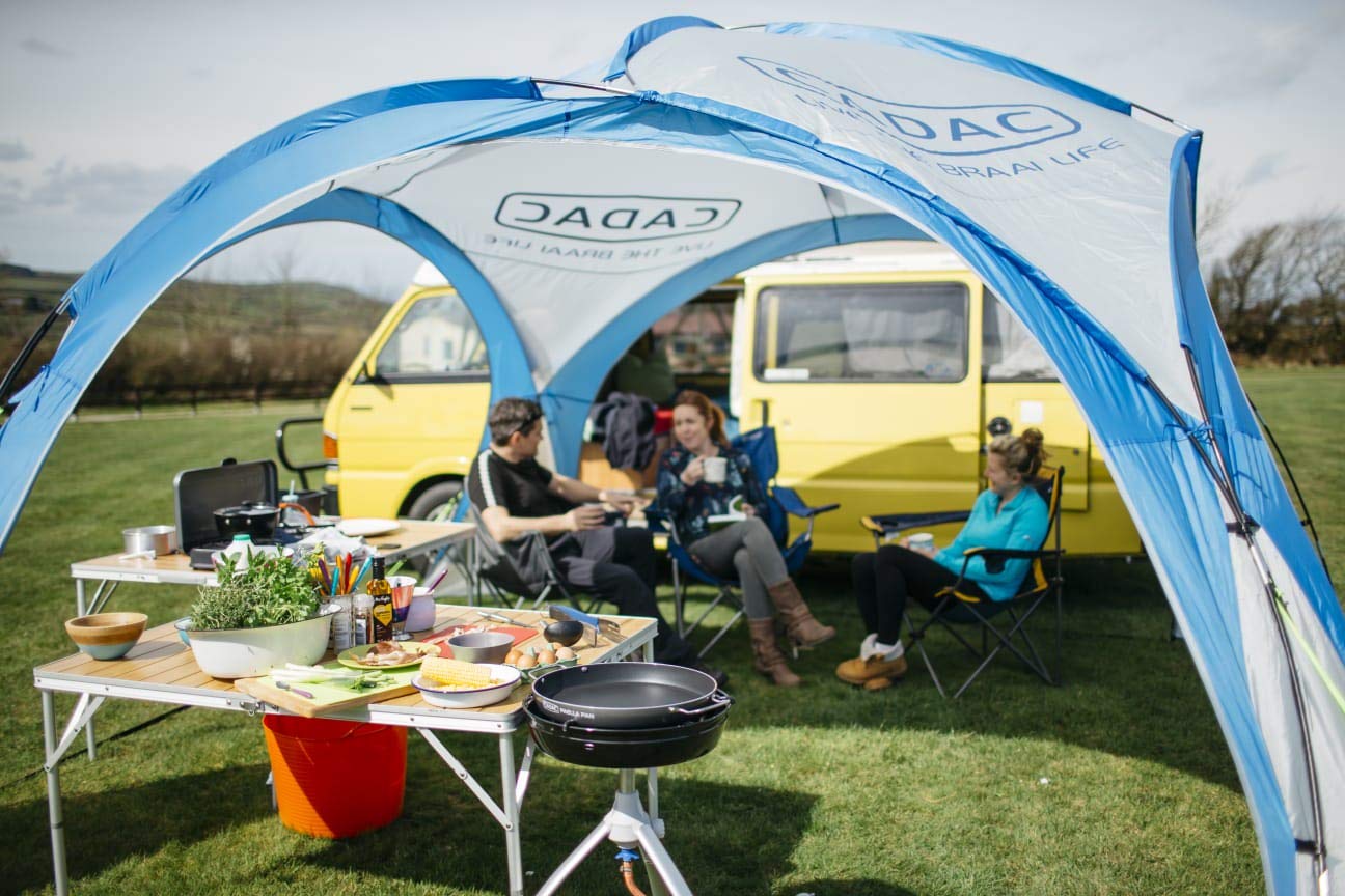 Andes Outdoor Camping Dome Shelter 3.65m x 3.65m Event Marquee Gazebo