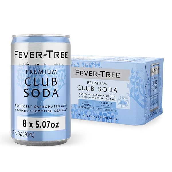 FEVER-TREE CLUB SODA – PREMIUM ZERO CALORIE MIXER...