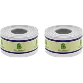 Treemaison Vastu Aluminum Strip 0.75 Inch Width, 0.3mm Gauge, 8 Feet Length | Metal Strip for Toilet Correction, Main Entrance Placement &amp; Zone Balancing | Pack of 2