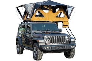 CTOSPOATO Rooftop Tent, Naturnest Andromeda Car Roof Top Tent Soft Cover Tents for Camping RTT Overlanding Tent with Telescopic Ladder for Van SUV Pickup Truck, 2-3 Person