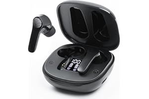 LIFMOCER Translator Earbuds,Two-Way Language Translator Device,Language Translation Earbuds for 74 Languages & 70 Accents Online with Offline Translator,Translator Earbuds Device (Black)