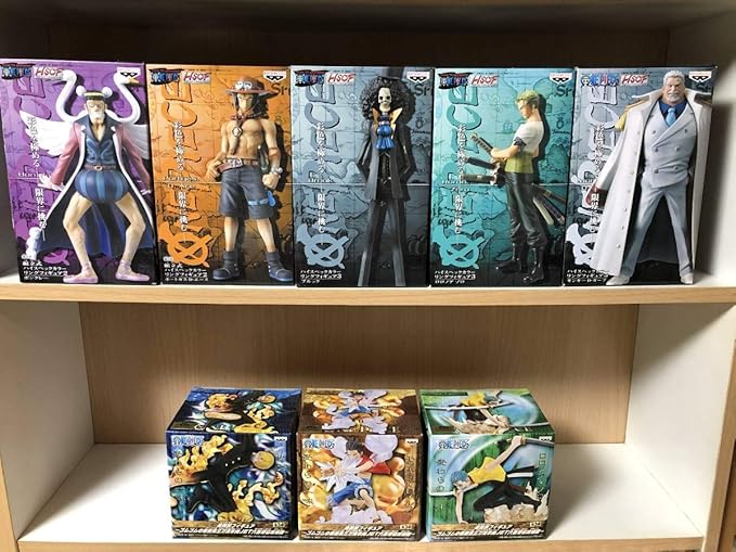 Amazon ワンピース ハイスペックカラーリングフィギュア エース ボンクレー ゾロ ブルックガープ 連携技フィギュア 計8種セット フィギュア ドール 通販