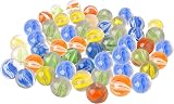 ARSUK Cat’s Eye Glass Marbles 40pc 250g 15–16mm Colourful Beads view 8