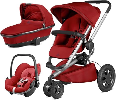 red quinny pram