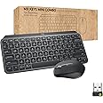 Logitech MX Keys Mini Combo for Business , Compact, Wireless Keyboard & Mouse, Logi Bolt Technology, Bluetooth, Certified Windows/Mac/Chrome/Linux - Graphite