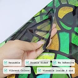 funlife Original Hand-Drawn Faux Stained Glass