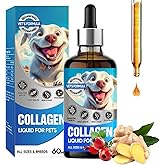 Collagen for Dogs, Liquid Collagen for Dogs & Cat, Natural Bacon Flavor Pet Collagen Supplement, Maintaining Joint Health, Sh