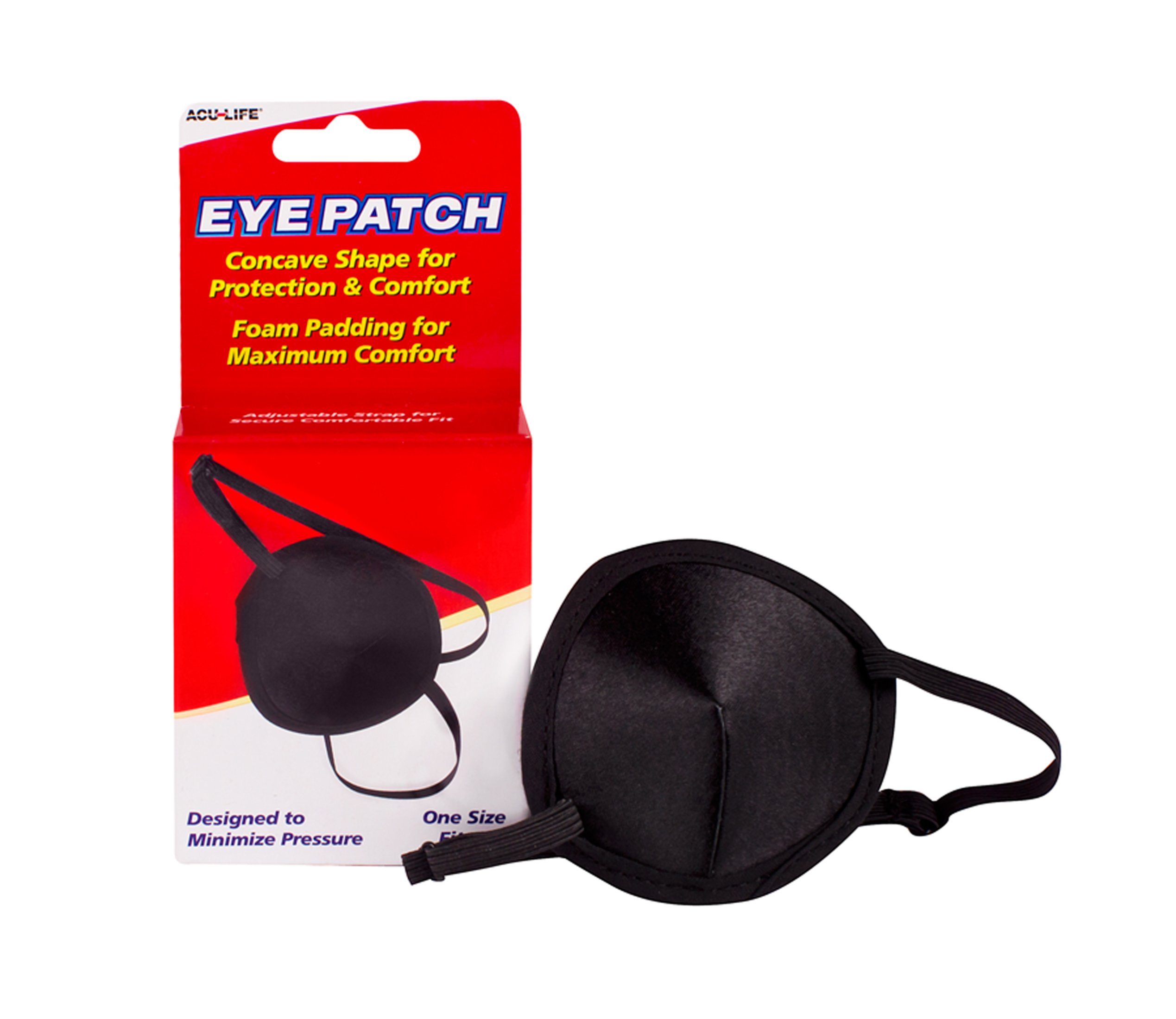 Adult Eye Patch Medical Concave Maintena Foam Groove Washable Eyeshades