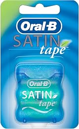 Oral-B Satin Tape Mint Dental Floss Single Strand 2 Pack