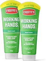 O’Keeffe’s Working Hands Value Tube 190ml 2 Pack Unscented Non-Greasy Hand Cream