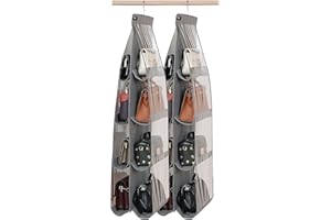 zebricolo Purse Organizer - 2 Pack, purse hanger、2024 model、purse organizer for closet、Thicken Metal Hooks,hand bag storage organizer、purse organizer, Grey