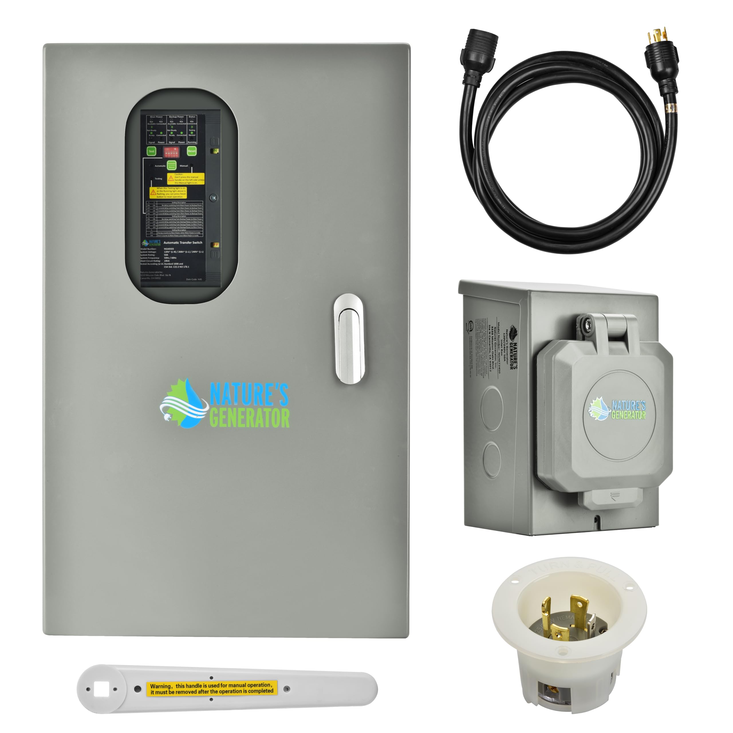 Nature's Generator Automatic 30A Transfer Switch