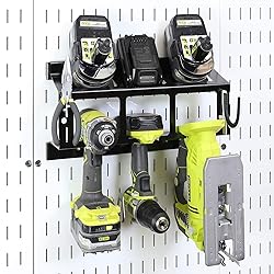 Wall Control Drill Holder Power Tool Storage Rack