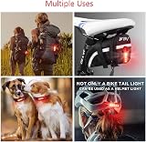 Volcano Eye 2 Pack Rear Bike Lights USB Rechargeable Red LED Bright 240° view 7