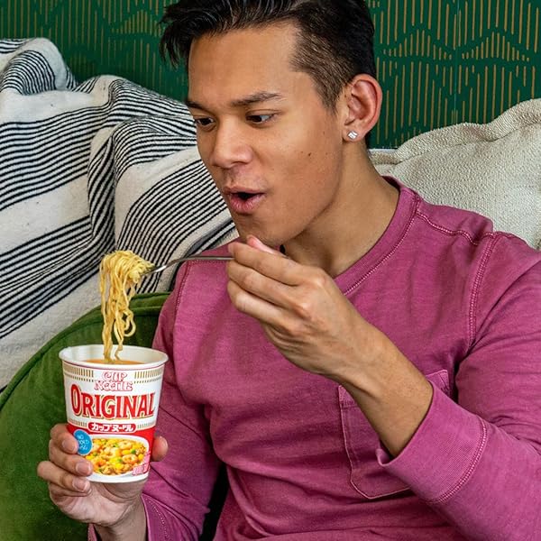 NISSIN CUP NOODLE RAMEN NOODLE SOUP, ORIGINAL, 2.4 OUNCE (PACK OF 6)