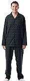 #followme Mens Flannel Pajama Coat Set 44917-8-M