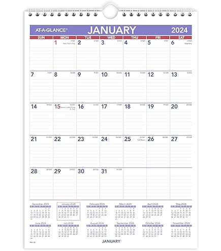 AT A GLANCE Dreams 2026 Monthly Wall Calendar Medium 15 X 12 - ODP - View #6