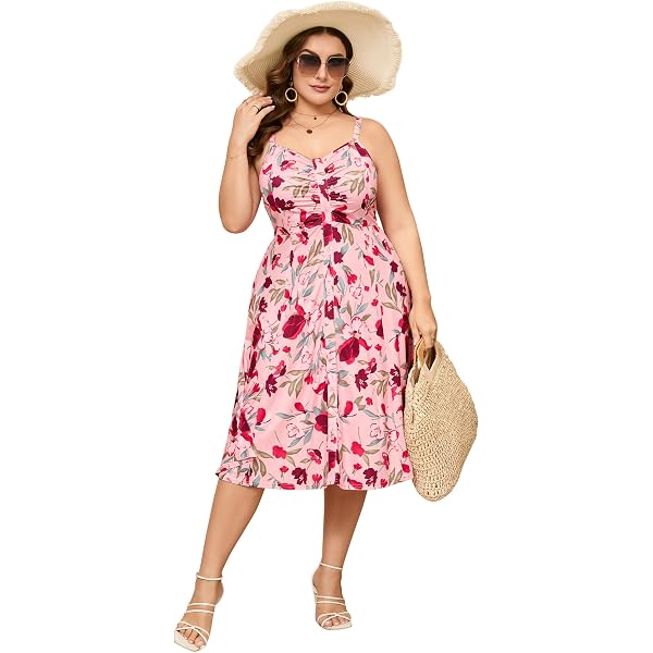 Tommy Hilfiger Womens Fit and Flare Dress, Hot Pink Multi, 12 US at Amazon  Women's Clothing store