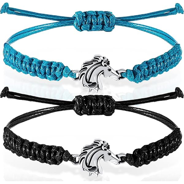 Pulsera Con Dije De Caballo, Joyería Ecuestre Para Amantes De Los Caballos, Pulsera Ajustable Con Forma De Poni Infinito Para Mujeres, Adolescentes Y Niñas, Metal, No Es Una Piedra Preciosa