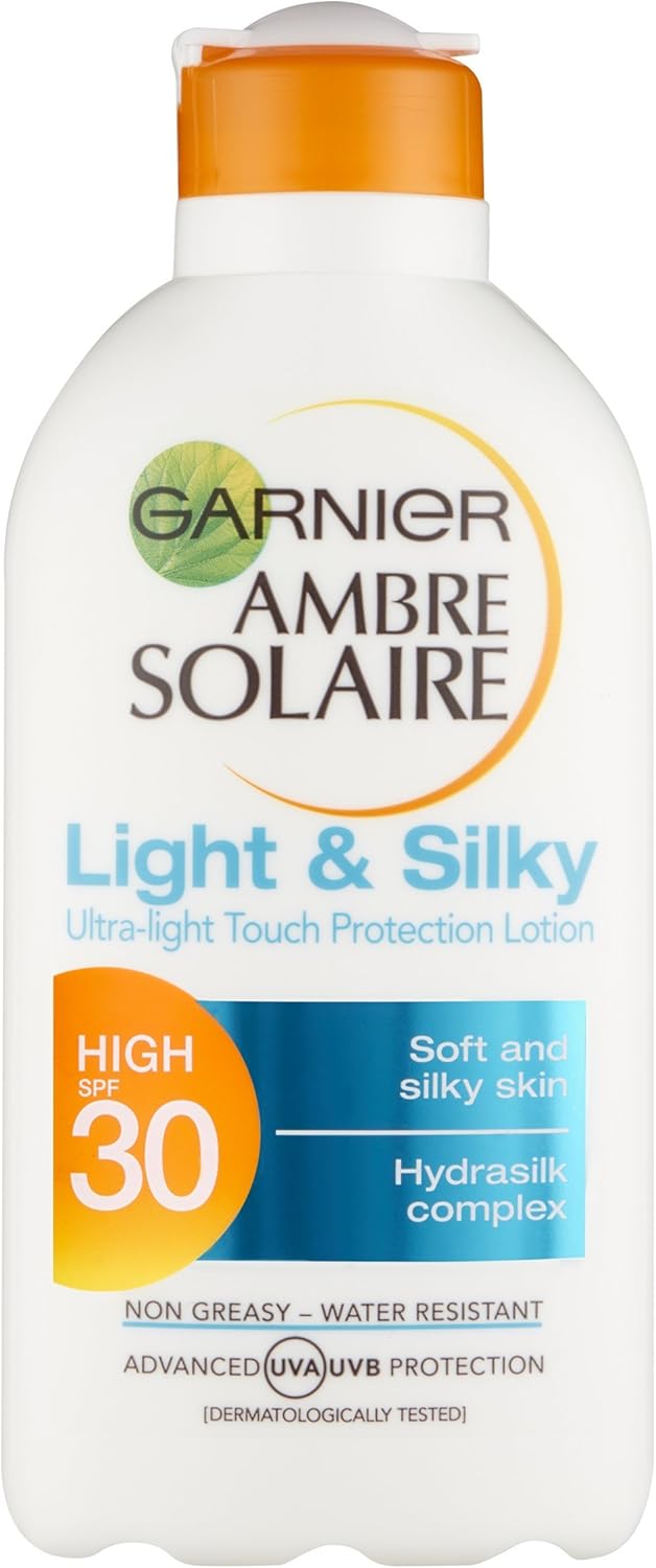 Ambre Solaire Light and Silky Sun Cream SPF30 200ml Amazon.co.uk Beauty