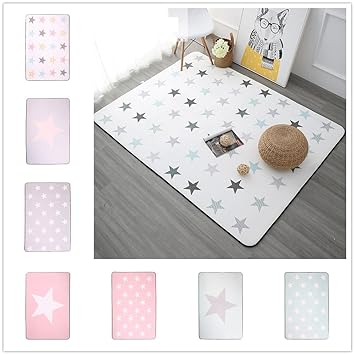 Amazon De Winlife Korean Design Star Bedruckt Teppich Anti