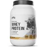 Levels Whey Protein Powder, No Artificial Ingredients, Cappuccino, 2LB | 24G of Protein, 5.4G BCAAs, Clean Ingredients, Hormone Free Dairy, No Fillers, No Added Sugar, No Junk