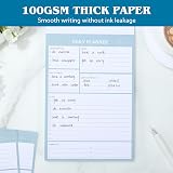 Thboxes Daily Planner Pad Undated A5 100 Sheets 100GSM 8.3 x 5.8 inches view 3