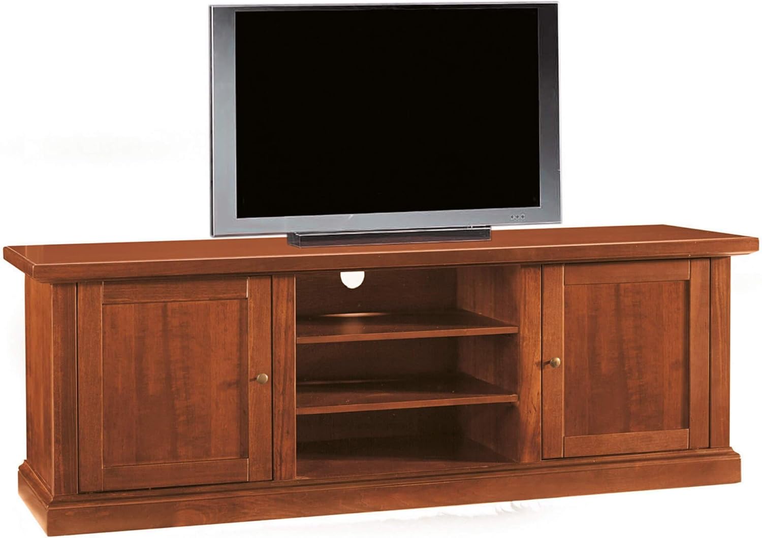 Milani Home s.r.l.s. Mobile TV Porta TV Tinta Noce 46 X 160 X 56 per