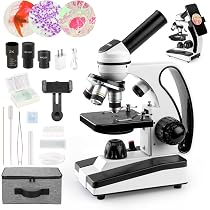 Amazon.com: Sedumic Microscope for Adults Kids 40X-2000X Compound ...